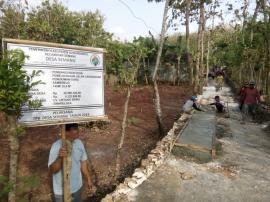 PEMELIHARAAN JALAN LINGKUNGAN PEMUKIMAN/GANG PADUKUHAN SAMBIREJO